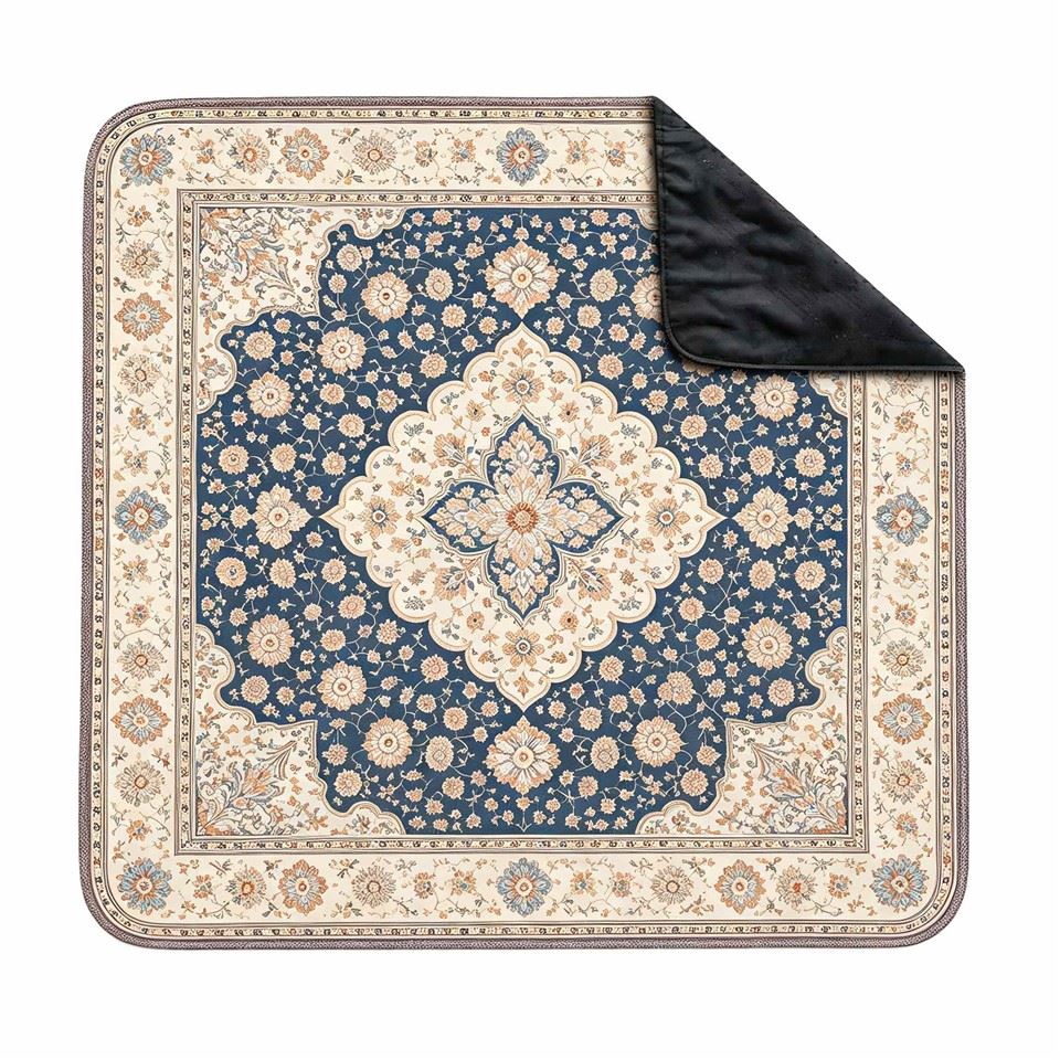 Navy & Cream Medallion Training Pad